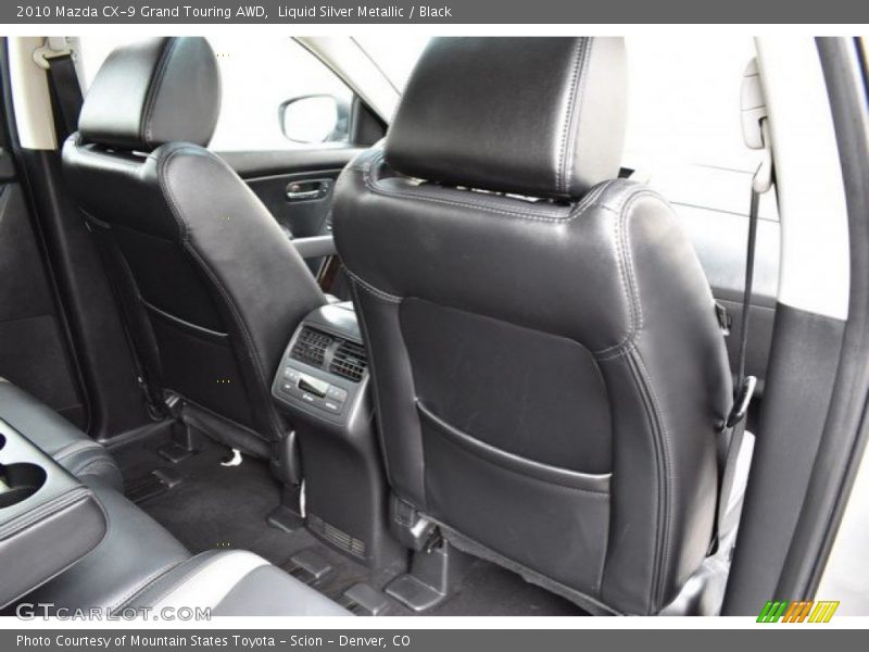Liquid Silver Metallic / Black 2010 Mazda CX-9 Grand Touring AWD
