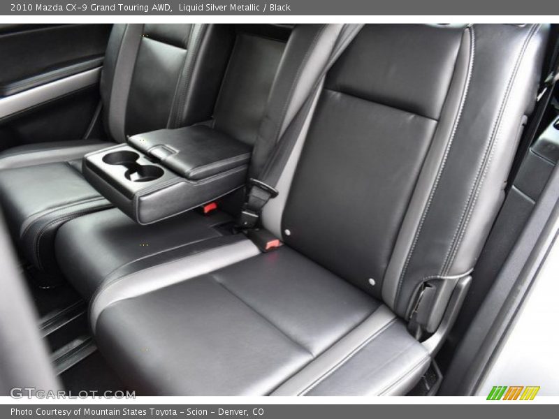 Liquid Silver Metallic / Black 2010 Mazda CX-9 Grand Touring AWD