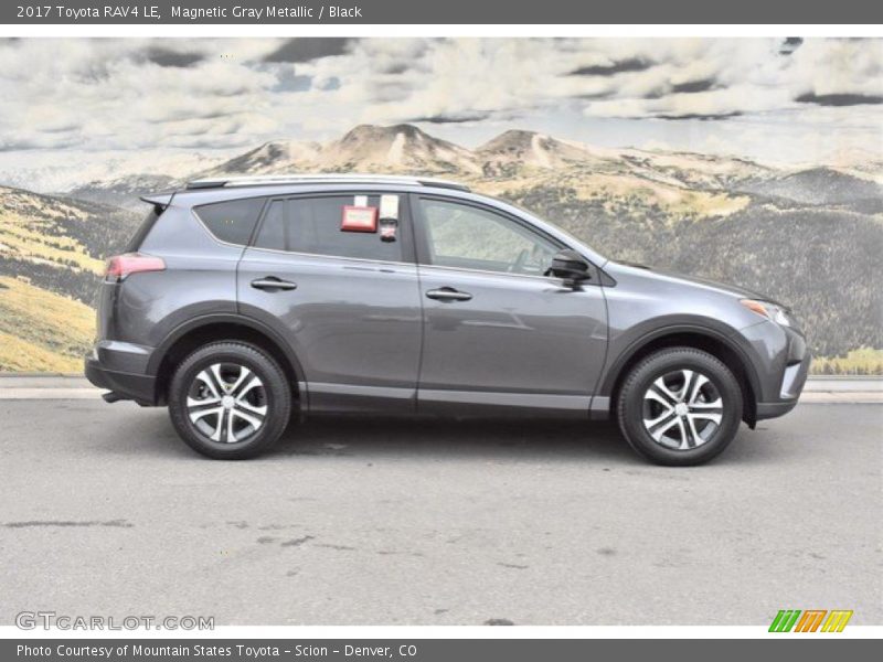 Magnetic Gray Metallic / Black 2017 Toyota RAV4 LE