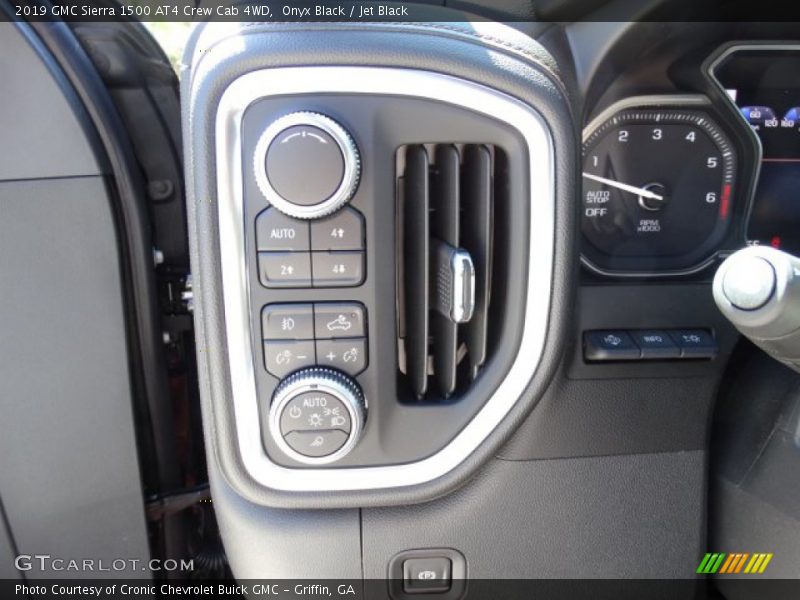 Controls of 2019 Sierra 1500 AT4 Crew Cab 4WD