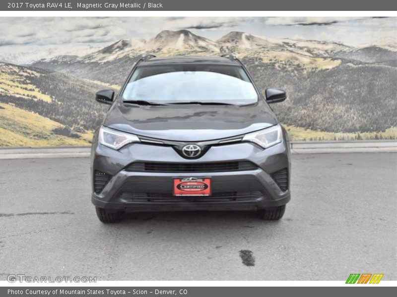 Magnetic Gray Metallic / Black 2017 Toyota RAV4 LE