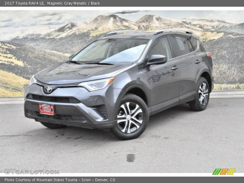 Magnetic Gray Metallic / Black 2017 Toyota RAV4 LE
