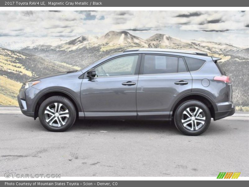 Magnetic Gray Metallic / Black 2017 Toyota RAV4 LE