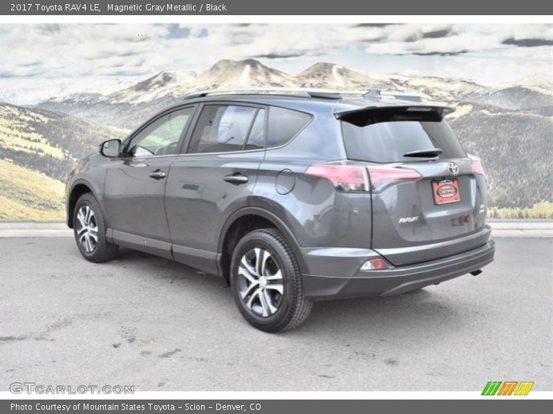 Magnetic Gray Metallic / Black 2017 Toyota RAV4 LE