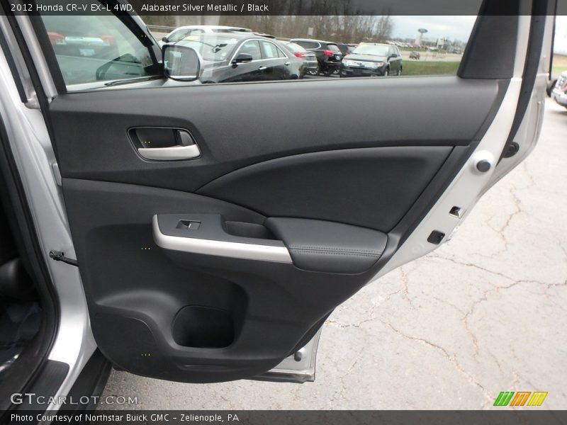 Alabaster Silver Metallic / Black 2012 Honda CR-V EX-L 4WD