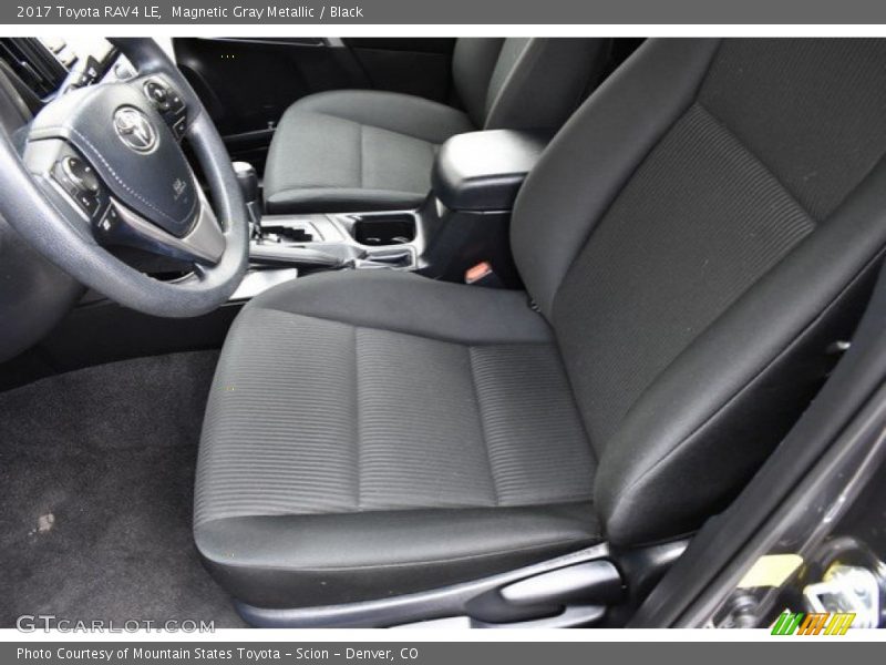 Magnetic Gray Metallic / Black 2017 Toyota RAV4 LE