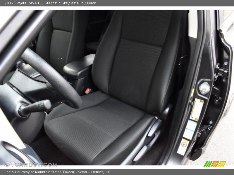 Magnetic Gray Metallic / Black 2017 Toyota RAV4 LE