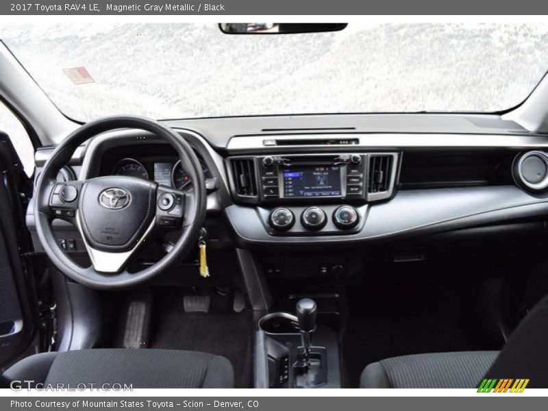 Magnetic Gray Metallic / Black 2017 Toyota RAV4 LE
