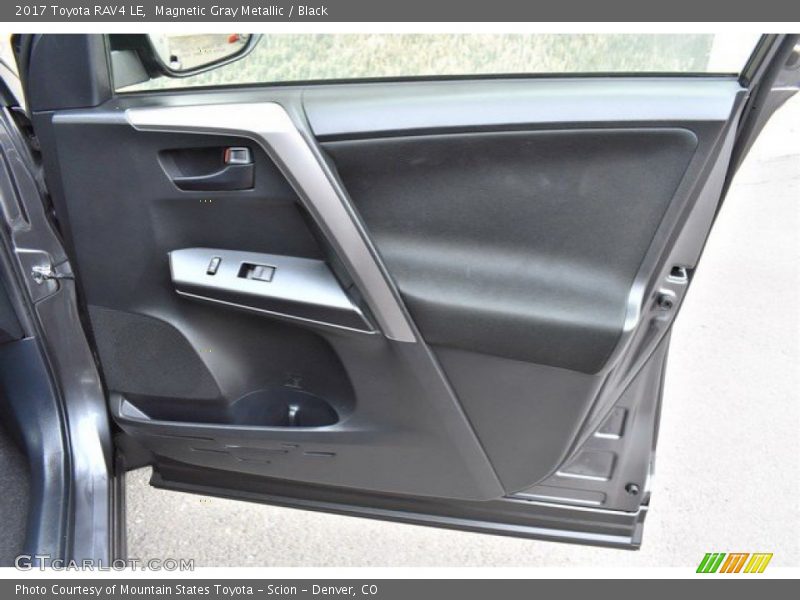 Magnetic Gray Metallic / Black 2017 Toyota RAV4 LE