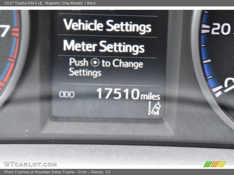 Magnetic Gray Metallic / Black 2017 Toyota RAV4 LE