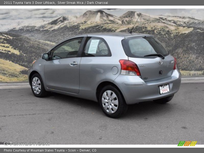 Silver Streak Mica / Dark Charcoal 2011 Toyota Yaris 3 Door Liftback