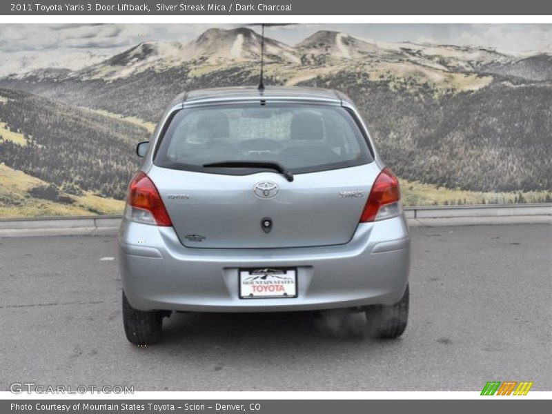 Silver Streak Mica / Dark Charcoal 2011 Toyota Yaris 3 Door Liftback