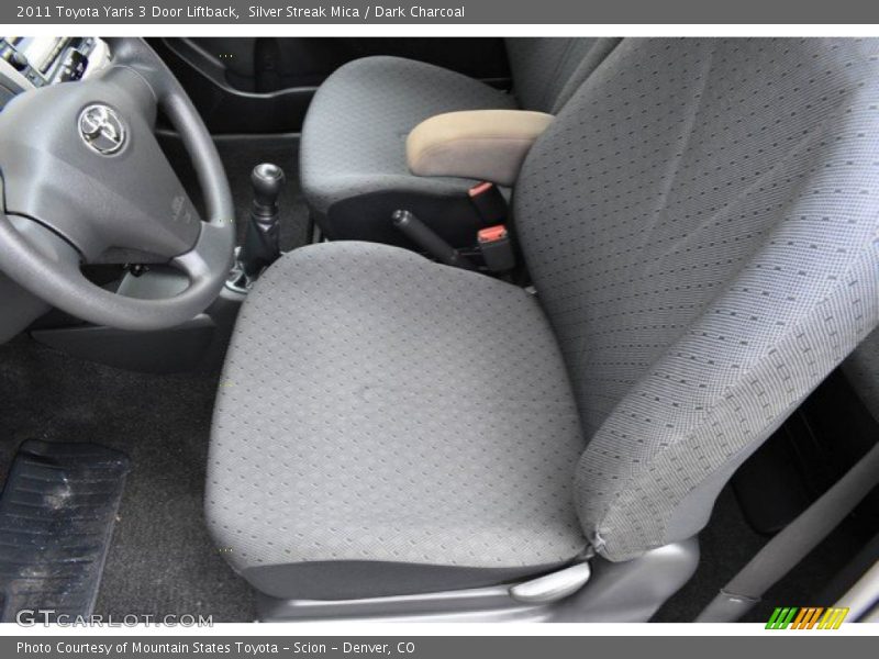 Silver Streak Mica / Dark Charcoal 2011 Toyota Yaris 3 Door Liftback