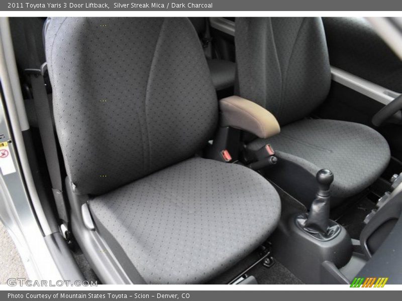 Silver Streak Mica / Dark Charcoal 2011 Toyota Yaris 3 Door Liftback