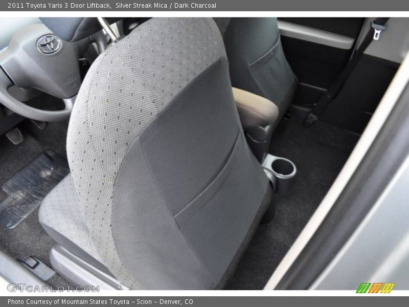 Silver Streak Mica / Dark Charcoal 2011 Toyota Yaris 3 Door Liftback