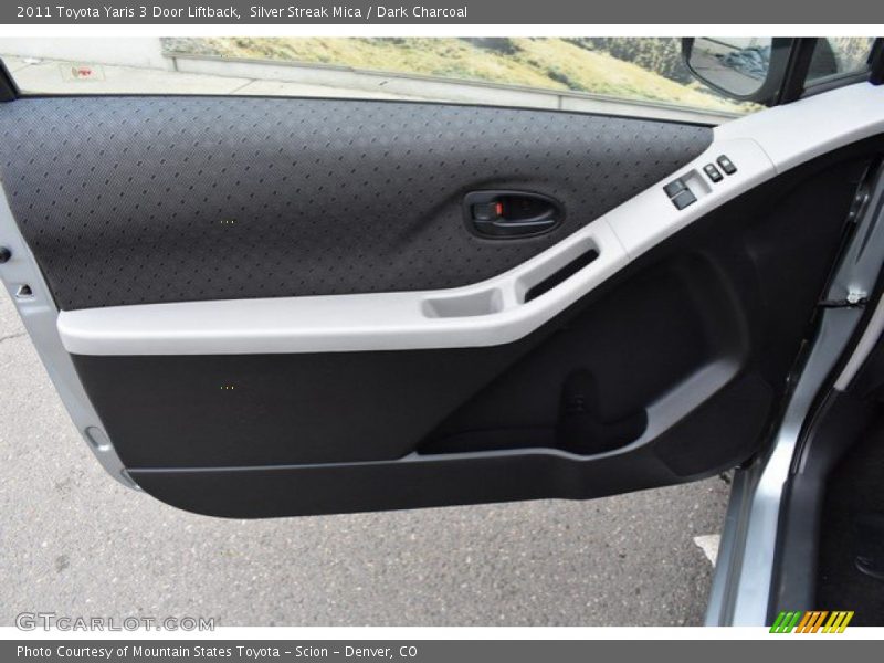 Silver Streak Mica / Dark Charcoal 2011 Toyota Yaris 3 Door Liftback