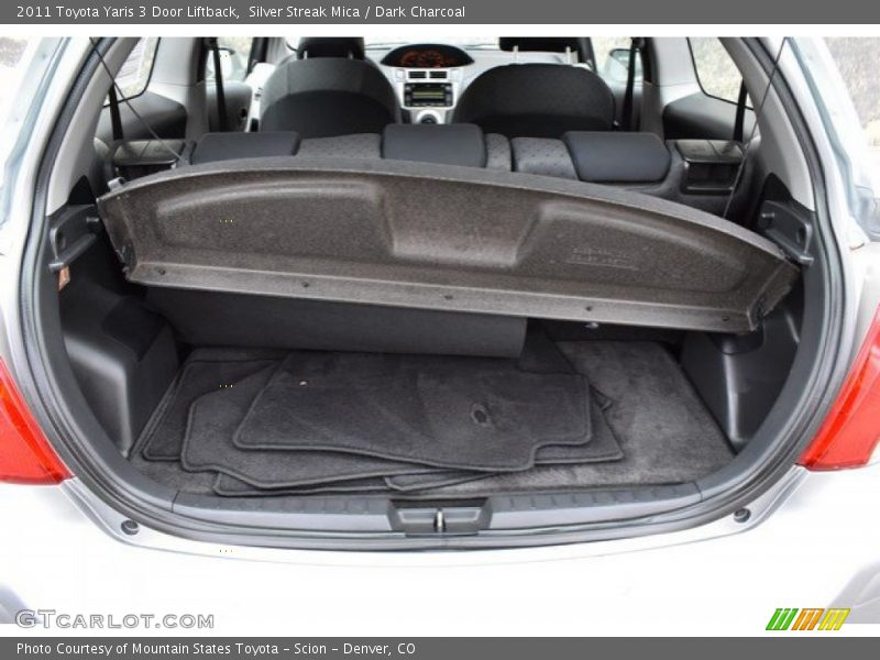 Silver Streak Mica / Dark Charcoal 2011 Toyota Yaris 3 Door Liftback