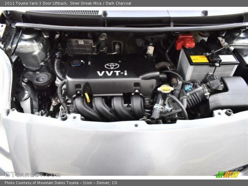 Silver Streak Mica / Dark Charcoal 2011 Toyota Yaris 3 Door Liftback
