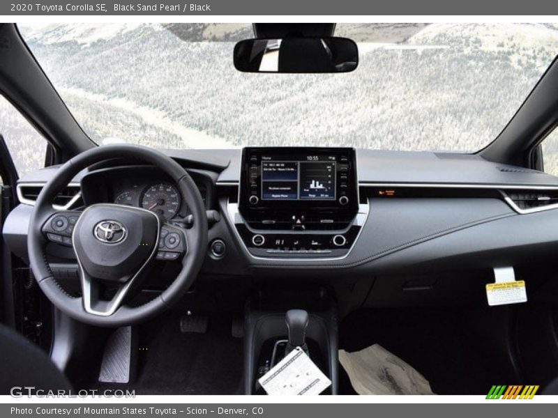 Dashboard of 2020 Corolla SE