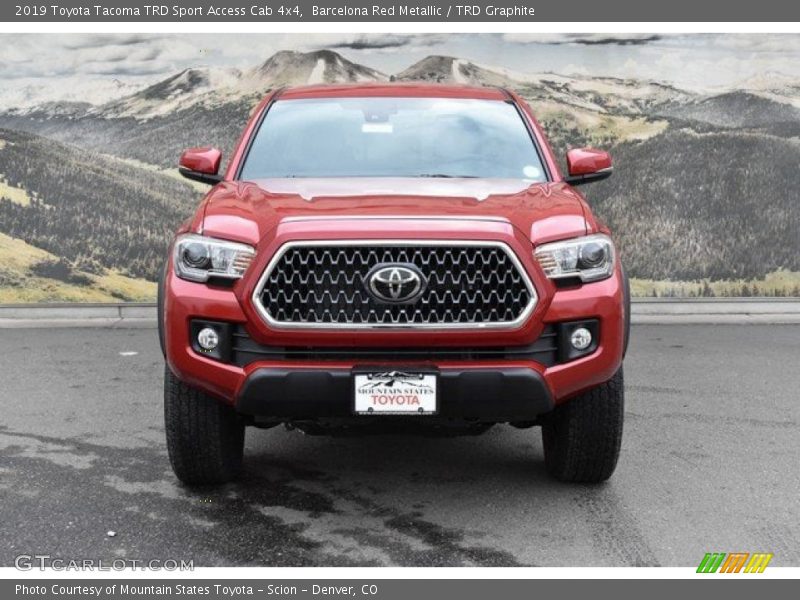 Barcelona Red Metallic / TRD Graphite 2019 Toyota Tacoma TRD Sport Access Cab 4x4