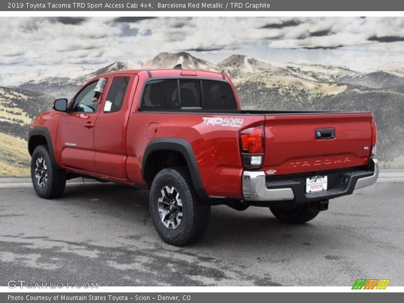 Barcelona Red Metallic / TRD Graphite 2019 Toyota Tacoma TRD Sport Access Cab 4x4