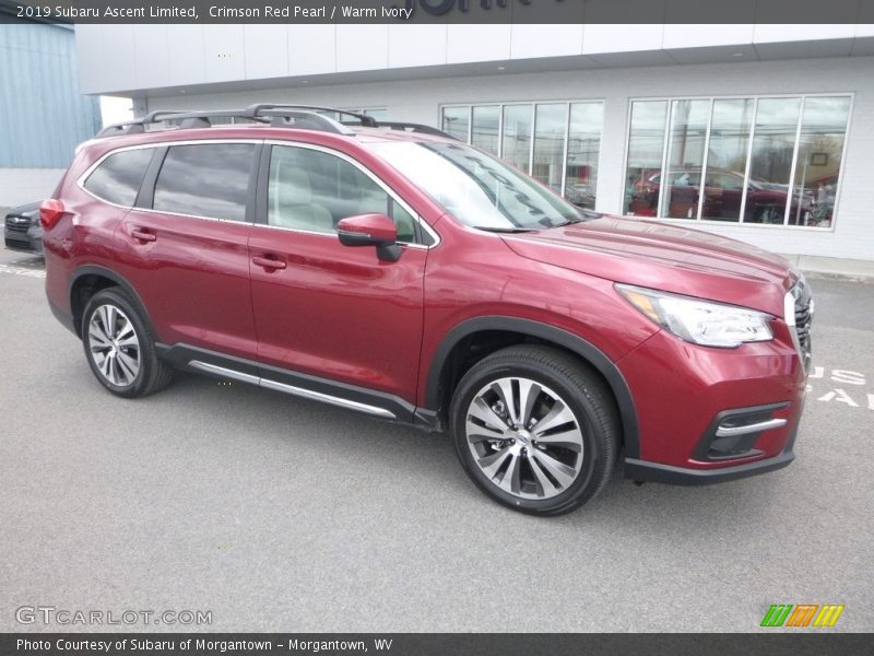 Crimson Red Pearl / Warm Ivory 2019 Subaru Ascent Limited