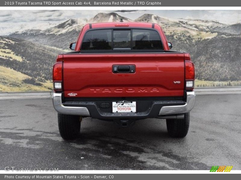 Barcelona Red Metallic / TRD Graphite 2019 Toyota Tacoma TRD Sport Access Cab 4x4