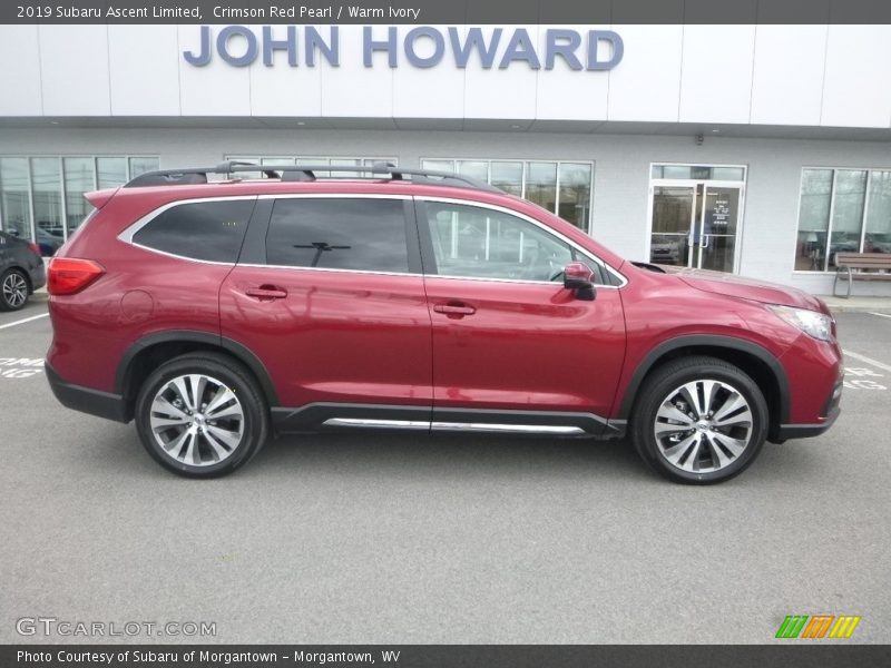 Crimson Red Pearl / Warm Ivory 2019 Subaru Ascent Limited