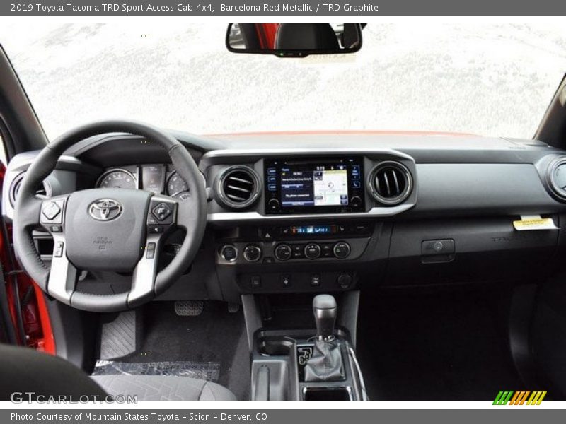 Barcelona Red Metallic / TRD Graphite 2019 Toyota Tacoma TRD Sport Access Cab 4x4