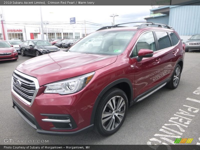 Crimson Red Pearl / Warm Ivory 2019 Subaru Ascent Limited