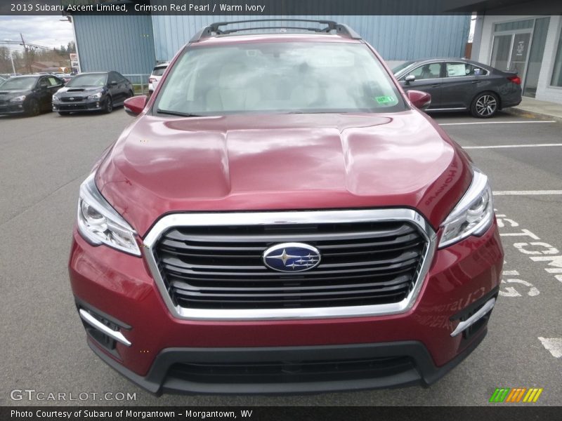 Crimson Red Pearl / Warm Ivory 2019 Subaru Ascent Limited