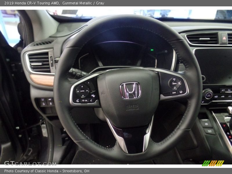 Gunmetal Metallic / Gray 2019 Honda CR-V Touring AWD