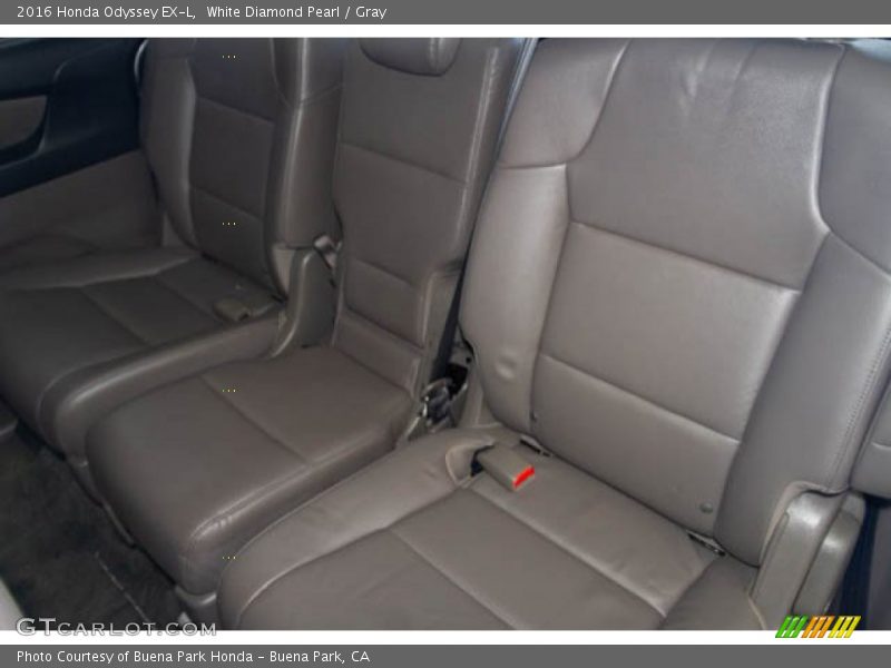 White Diamond Pearl / Gray 2016 Honda Odyssey EX-L