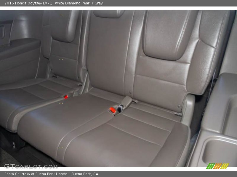 White Diamond Pearl / Gray 2016 Honda Odyssey EX-L