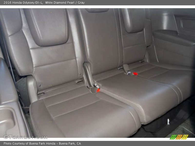 White Diamond Pearl / Gray 2016 Honda Odyssey EX-L