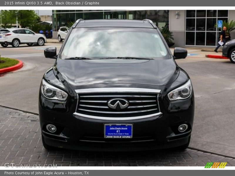Black Obsidian / Graphite 2015 Infiniti QX60 3.5 AWD