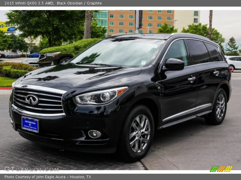 Black Obsidian / Graphite 2015 Infiniti QX60 3.5 AWD