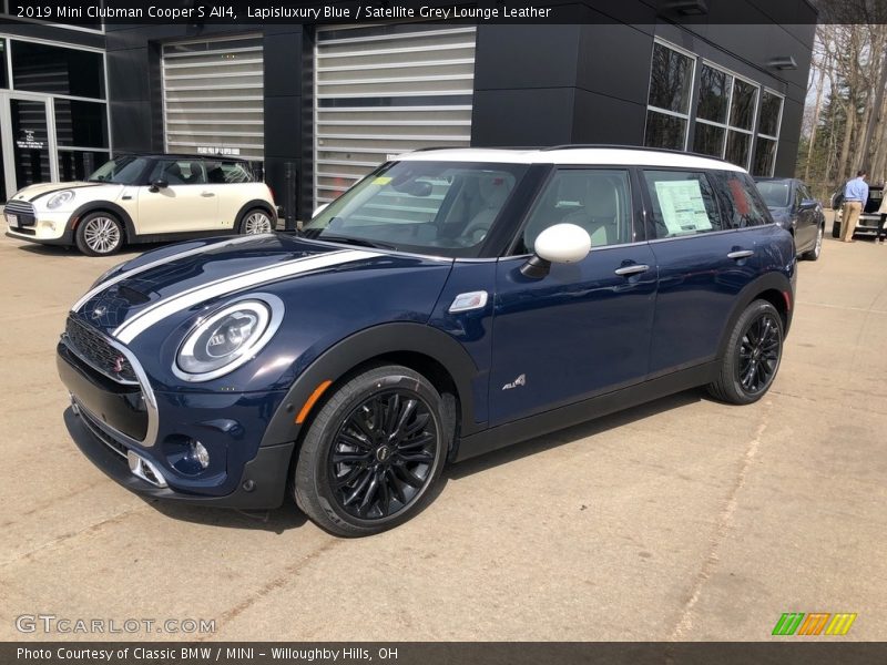 Lapisluxury Blue / Satellite Grey Lounge Leather 2019 Mini Clubman Cooper S All4