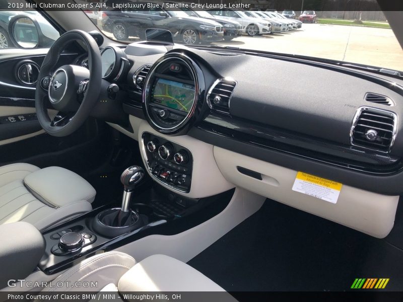 Lapisluxury Blue / Satellite Grey Lounge Leather 2019 Mini Clubman Cooper S All4