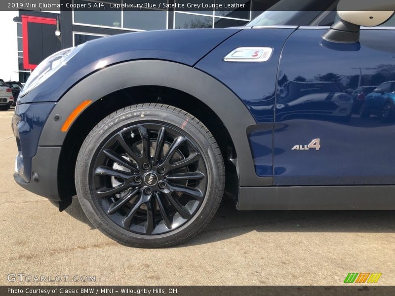 Lapisluxury Blue / Satellite Grey Lounge Leather 2019 Mini Clubman Cooper S All4