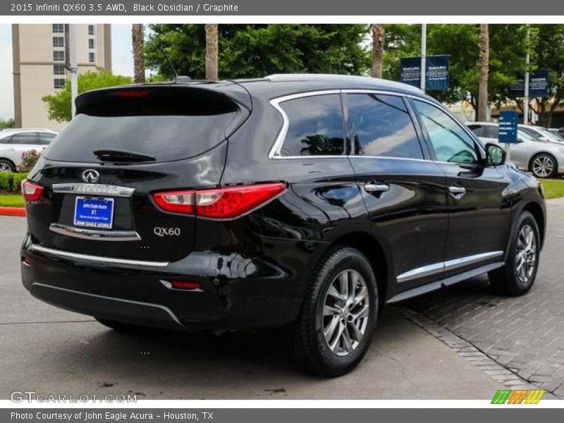 Black Obsidian / Graphite 2015 Infiniti QX60 3.5 AWD
