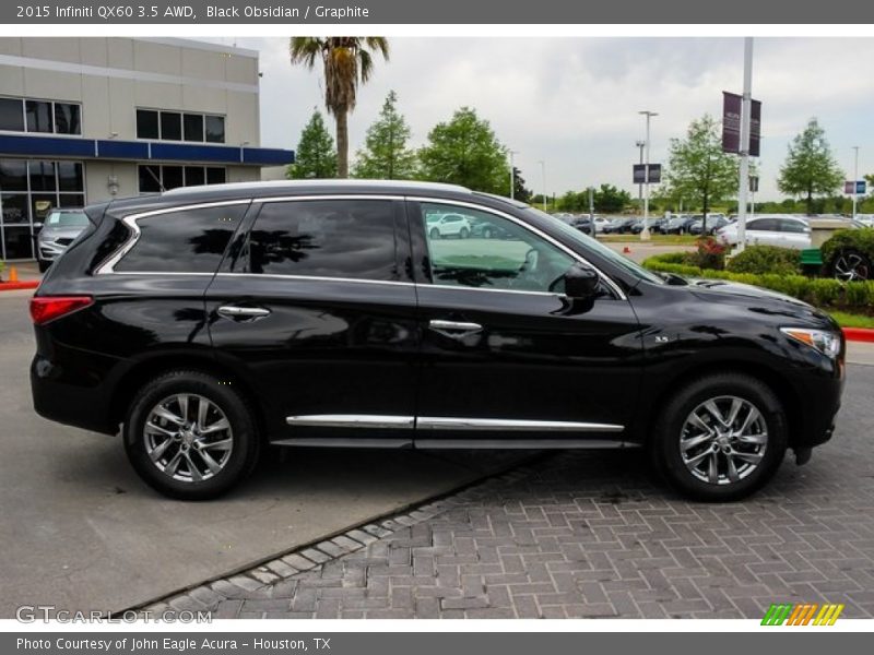 Black Obsidian / Graphite 2015 Infiniti QX60 3.5 AWD