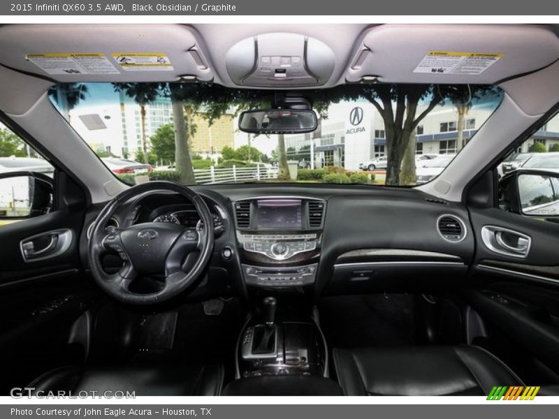 Black Obsidian / Graphite 2015 Infiniti QX60 3.5 AWD