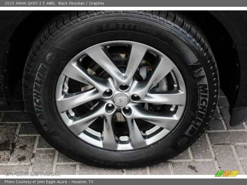Black Obsidian / Graphite 2015 Infiniti QX60 3.5 AWD