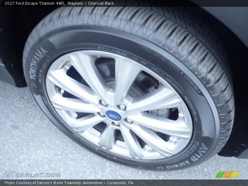 Magnetic / Charcoal Black 2017 Ford Escape Titanium 4WD