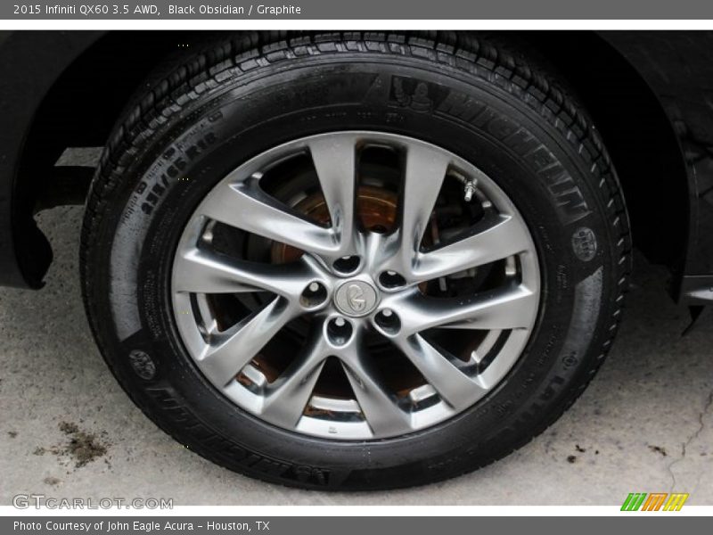 Black Obsidian / Graphite 2015 Infiniti QX60 3.5 AWD