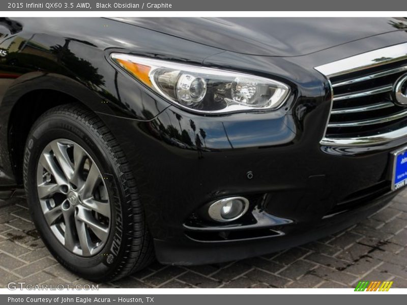 Black Obsidian / Graphite 2015 Infiniti QX60 3.5 AWD