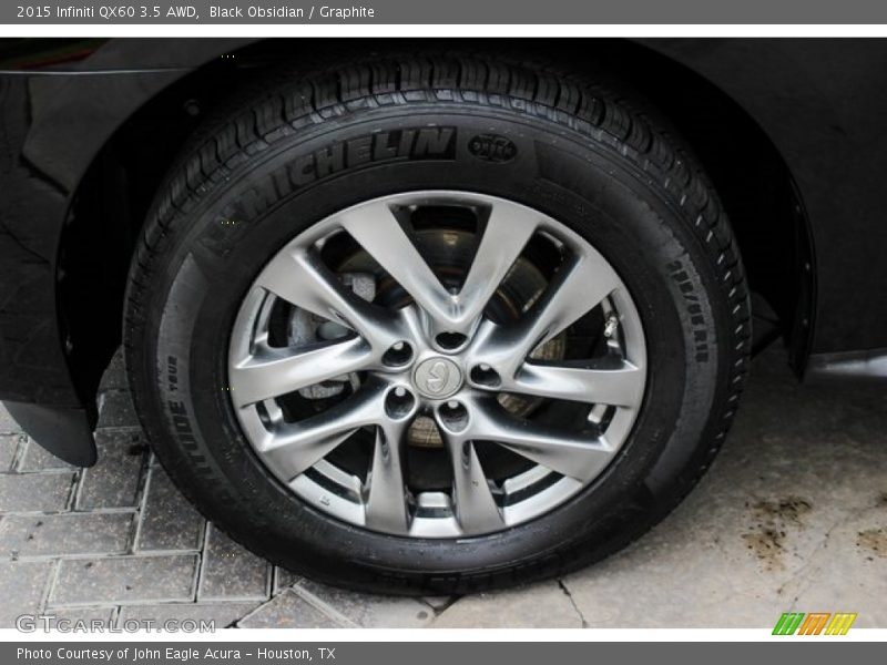 Black Obsidian / Graphite 2015 Infiniti QX60 3.5 AWD