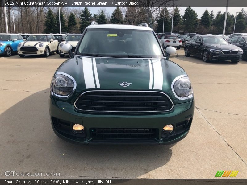 British Racing Green II / Carbon Black 2019 Mini Countryman Cooper All4
