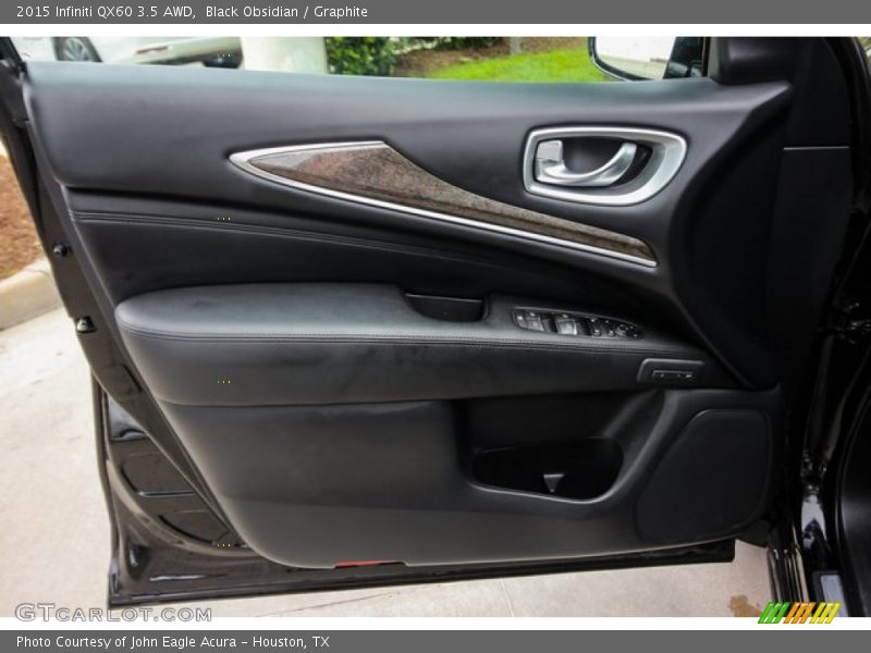 Black Obsidian / Graphite 2015 Infiniti QX60 3.5 AWD